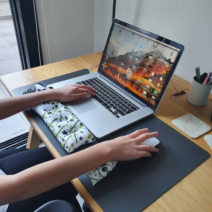 ALMOHADILLA TECLADO RELAX - PANDA